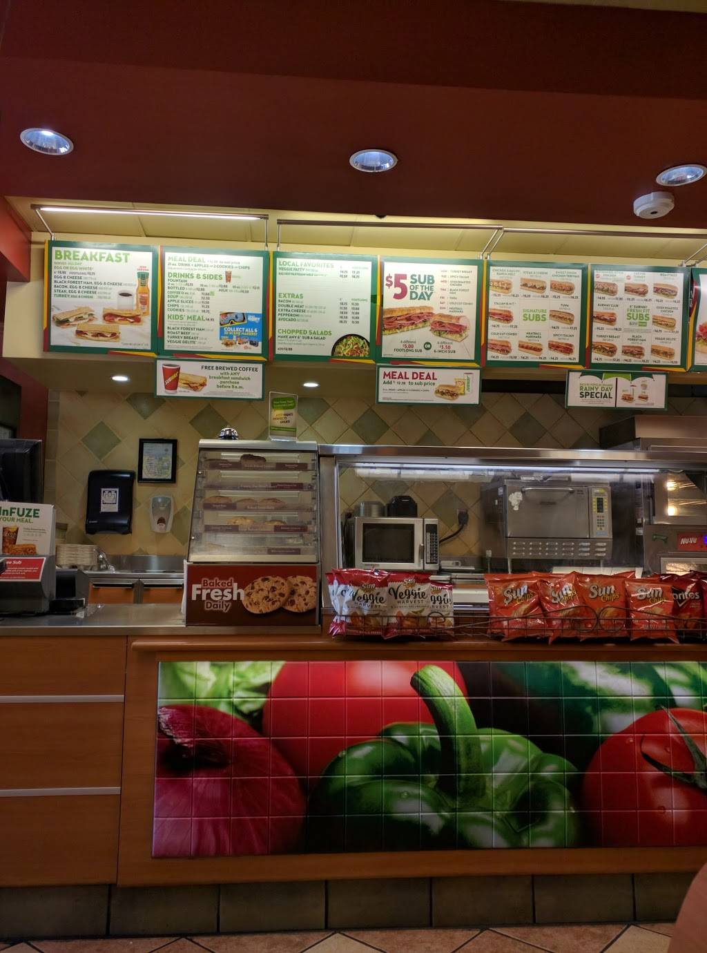 Subway | restaurant | 706 Arneill Rd, Camarillo, CA 93010, USA | 8059874511 OR +1 805-987-4511