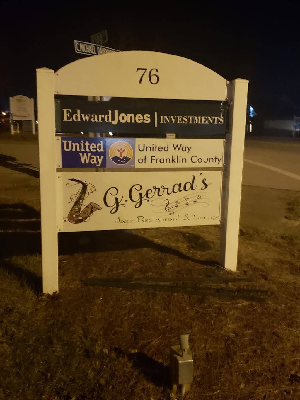 G. Gerrads Jazz Restaurant & Lounge | restaurant | 76 C Michael Davenport Blvd, Frankfort, KY 40601, USA | 5022879009 OR +1 502-287-9009