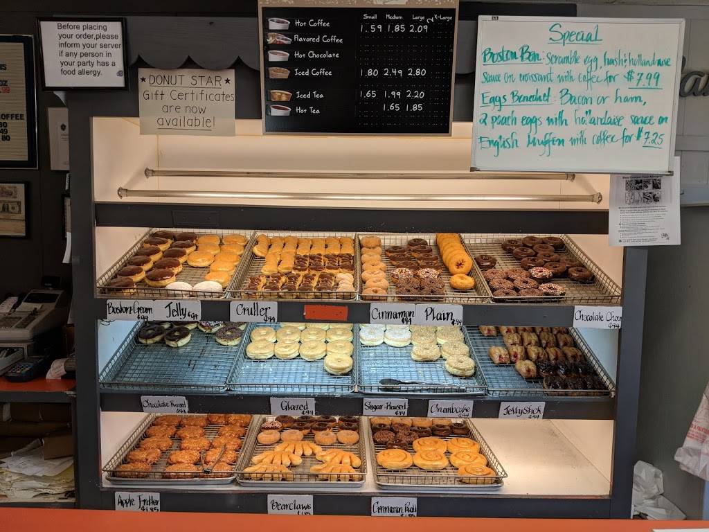 Donut Star | cafe | 204 Worcester St, North Grafton, MA 01536, USA | 5088399870 OR +1 508-839-9870