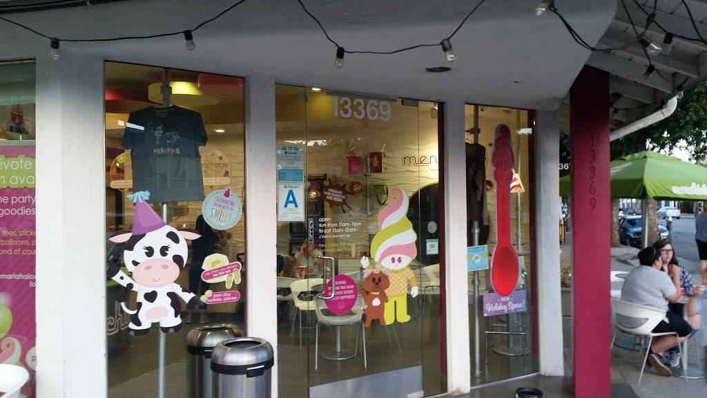 Menchies Frozen Yogurt | bakery | 13369 Ventura Blvd, Sherman Oaks, CA 91423, USA | 8187889900 OR +1 818-788-9900
