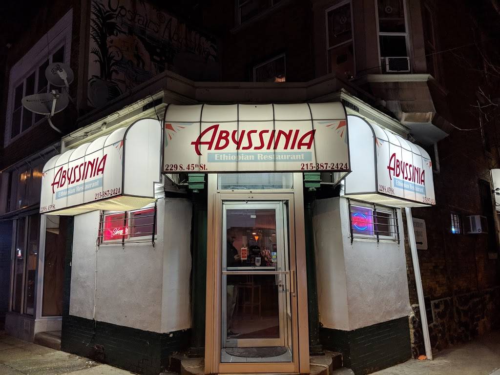 Abyssinia Restaurant | restaurant | 229 S 45th St, Philadelphia, PA 19104, USA | 2153872424 OR +1 215-387-2424