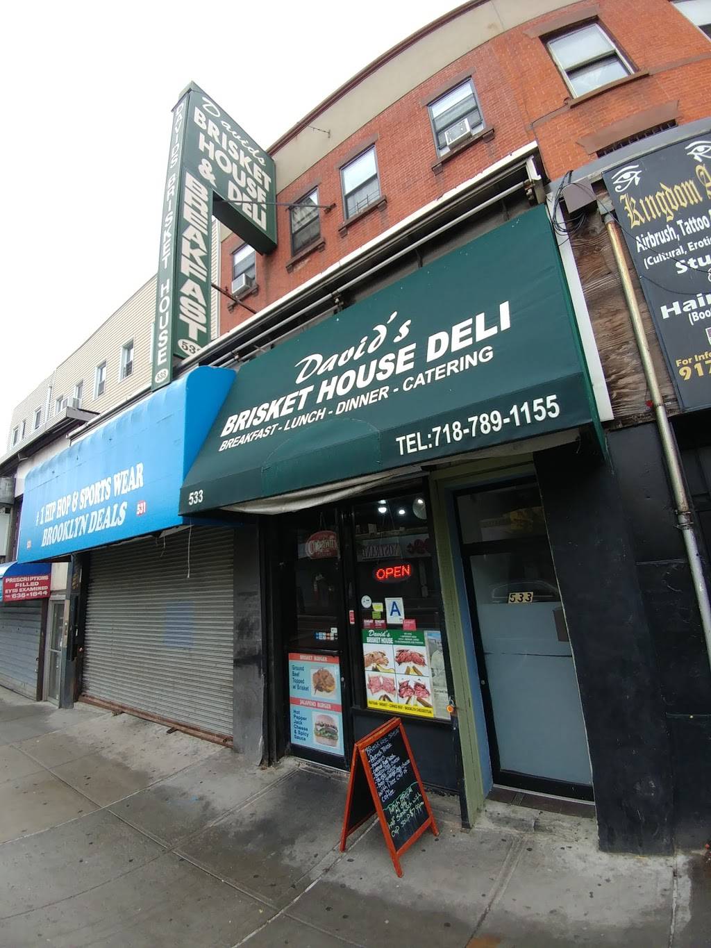 Davids Brisket House | restaurant | 533 Nostrand Ave, Brooklyn, NY 11216, USA | 7187891155 OR +1 718-789-1155