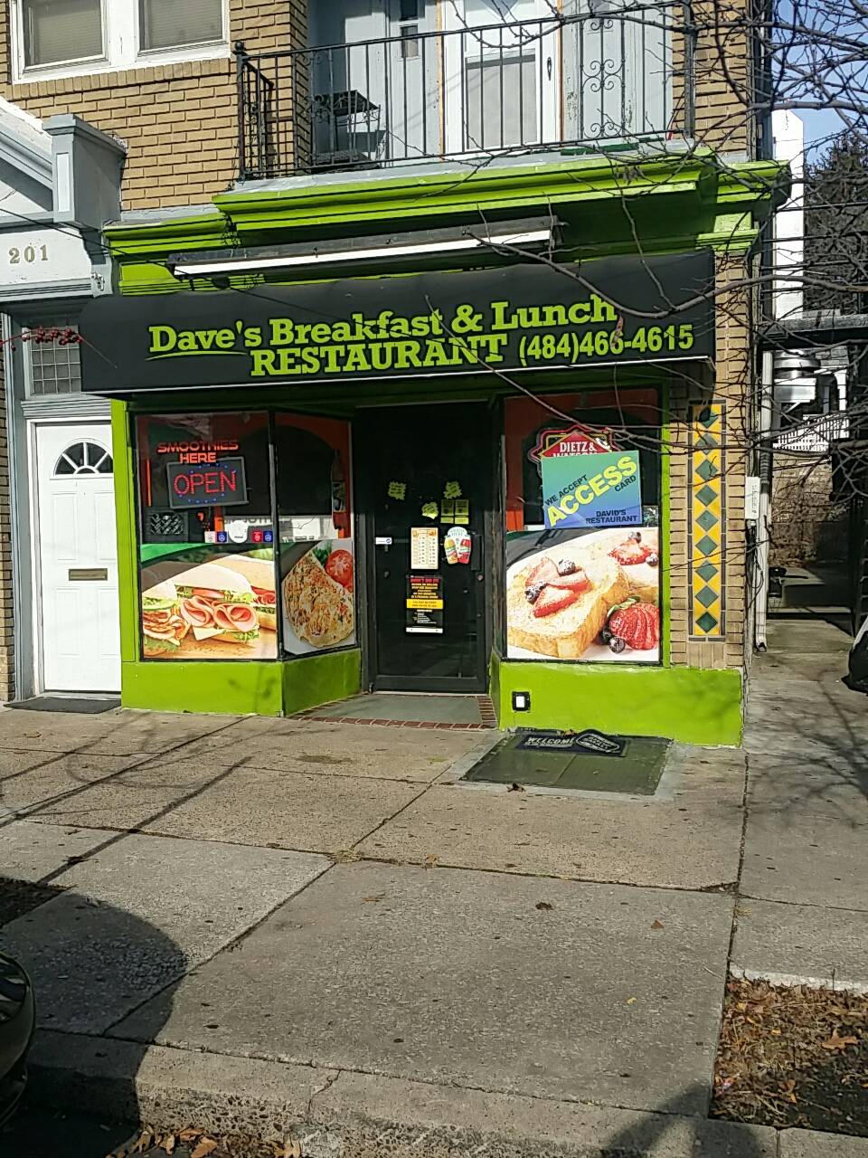 Davids Breakfast And Lunch | restaurant | 201 E Plumstead Ave, Lansdowne, PA 19050, USA | 4844664615 OR +1 484-466-4615
