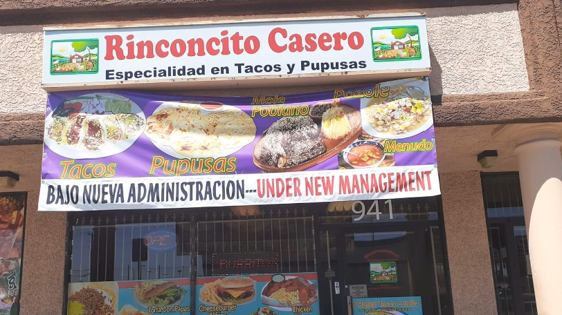 Rinconcito Casero | restaurant | 941 N Pecos Rd, Las Vegas, NV 89101, USA | 7028448266 OR +1 702-844-8266
