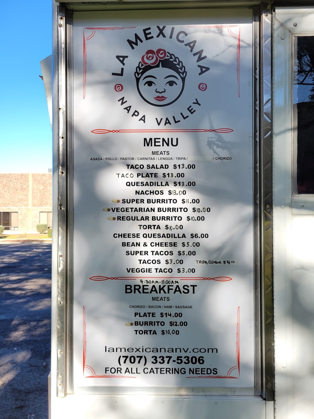 Napa Valley La Mexicana | restaurant | Kaiser Rd, Napa Valley Corporate Dr, Napa, CA 94558, USA | 7073375306 OR +1 707-337-5306