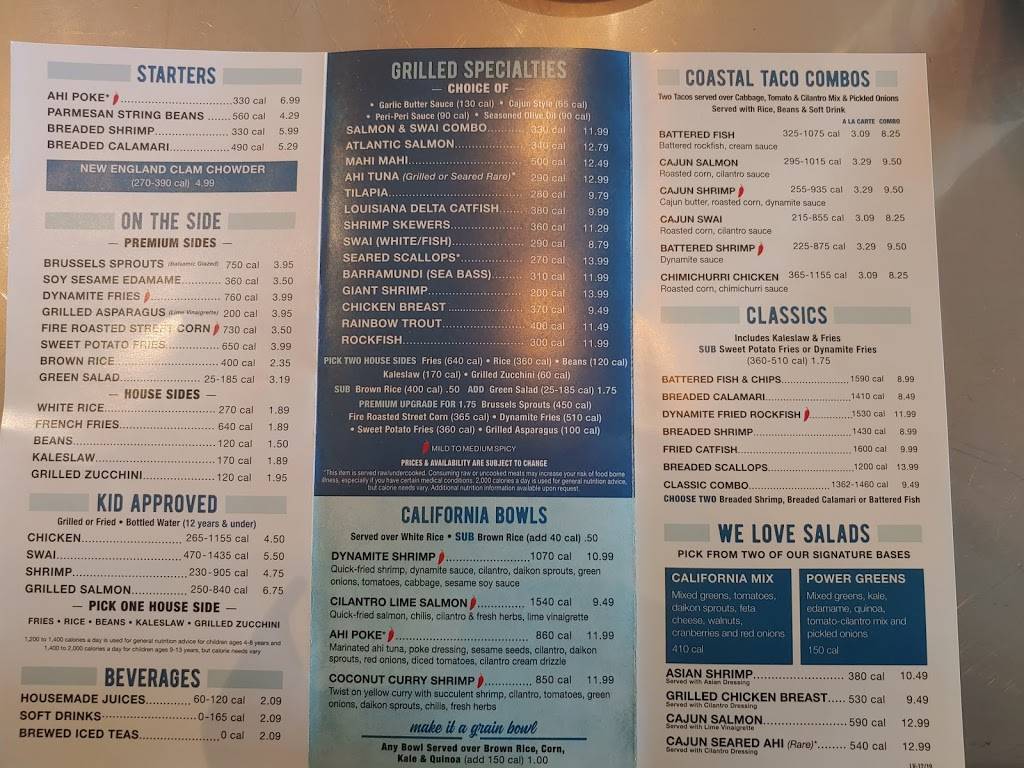 California Fish Grill | restaurant | 6560 S Rainbow Blvd #100, Las Vegas, NV 89118, USA | 7026051994 OR +1 702-605-1994