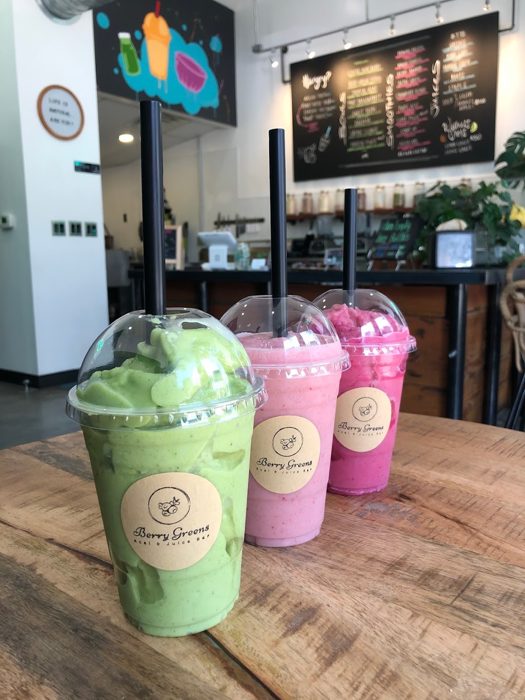 Berry Greens Acai & Juice Bar | cafe | 245 E Congress St Ste 159, Tucson, AZ 85701, USA | 5203675913 OR +1 520-367-5913