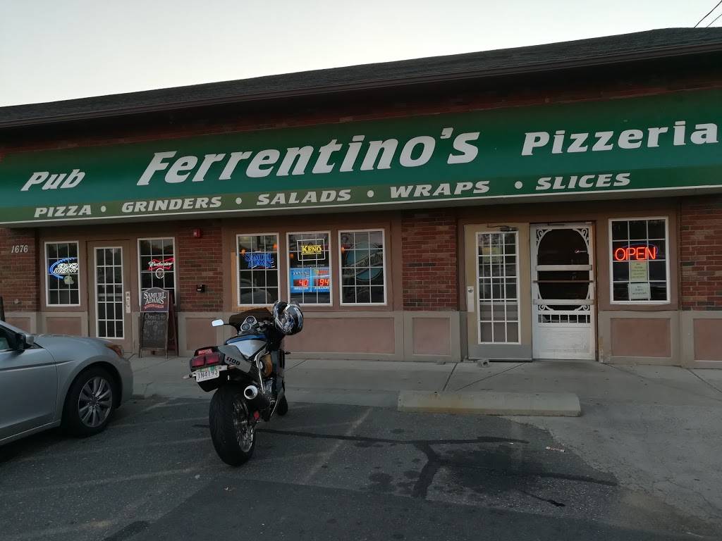 Ferrentinos Pizzeria & Pub | restaurant | 1676 Main St, Agawam, MA 01001, USA | 4137893222 OR +1 413-789-3222