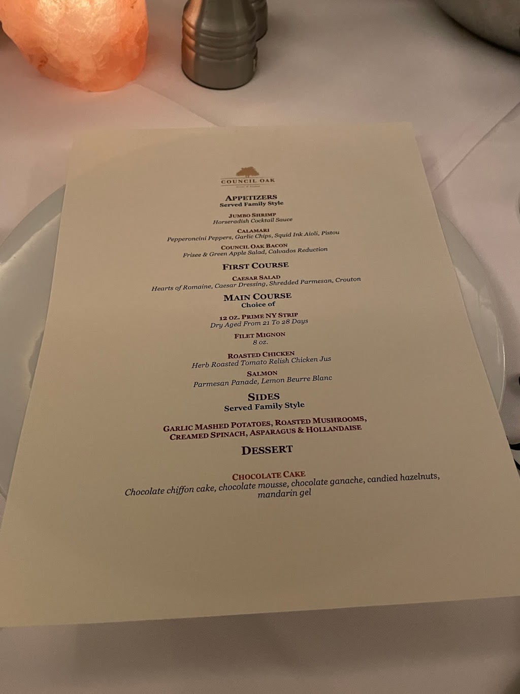 Council Oak Steaks & Seafood (in Seminole Hard Rock Hollywood) | restaurant | 1 Seminole Way, Davie, FL 33314, USA | 9543277625 OR +1 954-327-7625