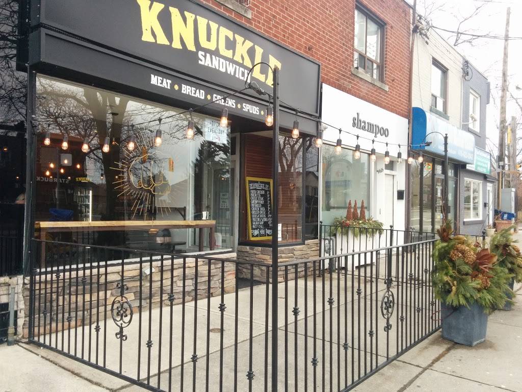 Knuckle Sandwich | restaurant | 969 Coxwell Ave, East York, ON M4C 3G5, Canada | 6477487999 OR +1 647-748-7999