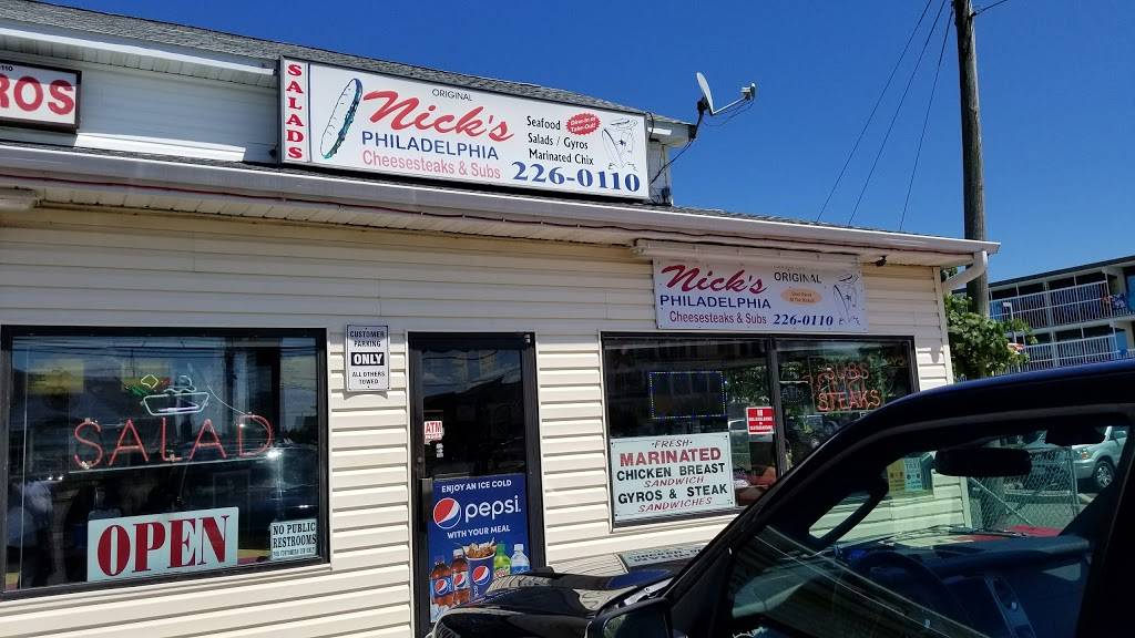 Nicks Philadelphia Cheese Steaks & Gyros | restaurant | 1800 Coastal Hwy, Dewey Beach, DE 19971, USA | 3022260110 OR +1 302-226-0110