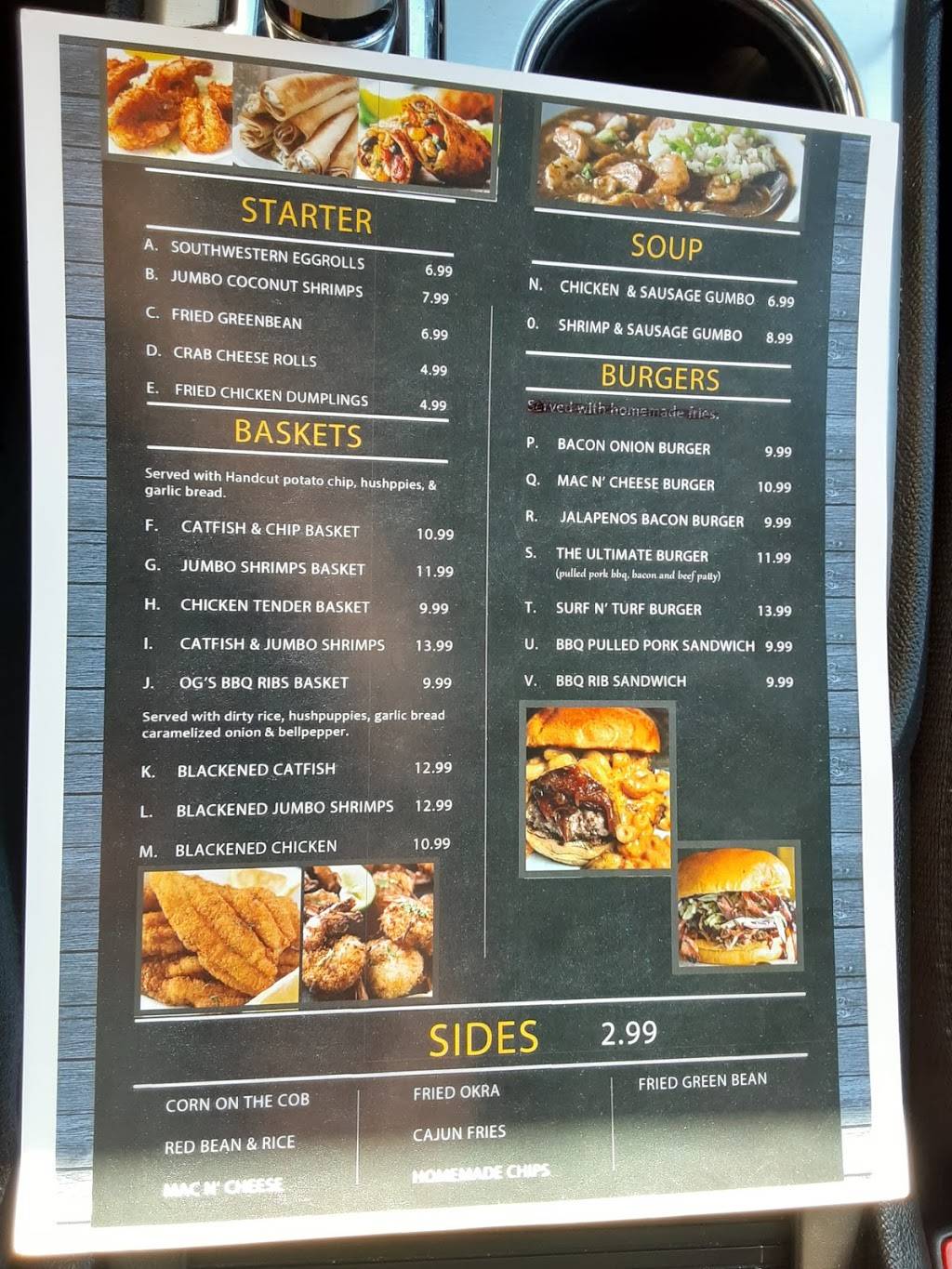 OG Southern Grill | restaurant | 10901 NE 23rd St, Nicoma Park, OK 73141, USA | 4059870403 OR +1 405-987-0403