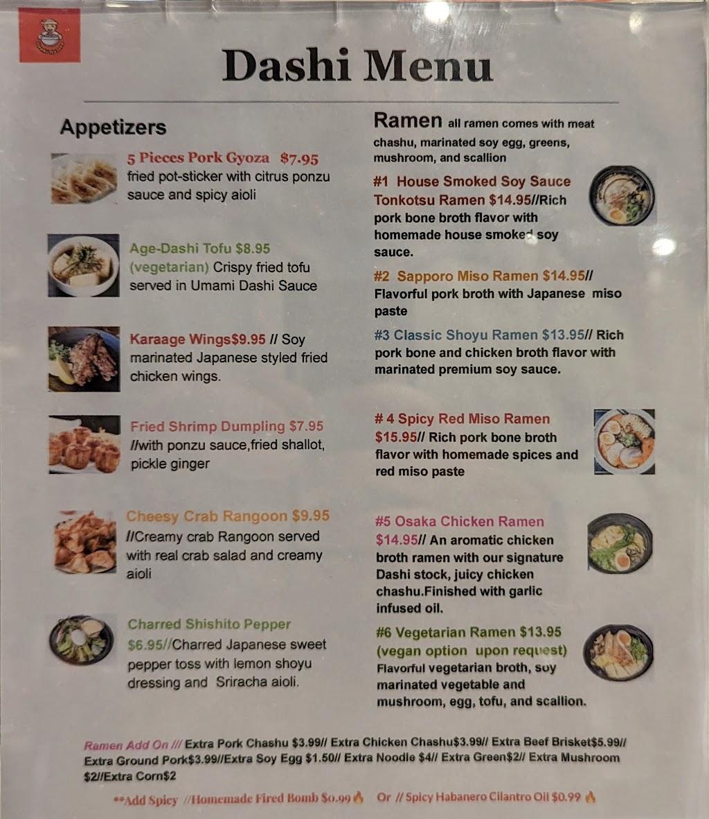 Dashi Ramen | restaurant | 1065 S Charles St #119, Baltimore, MD 21230, USA | 3016511349 OR +1 301-651-1349