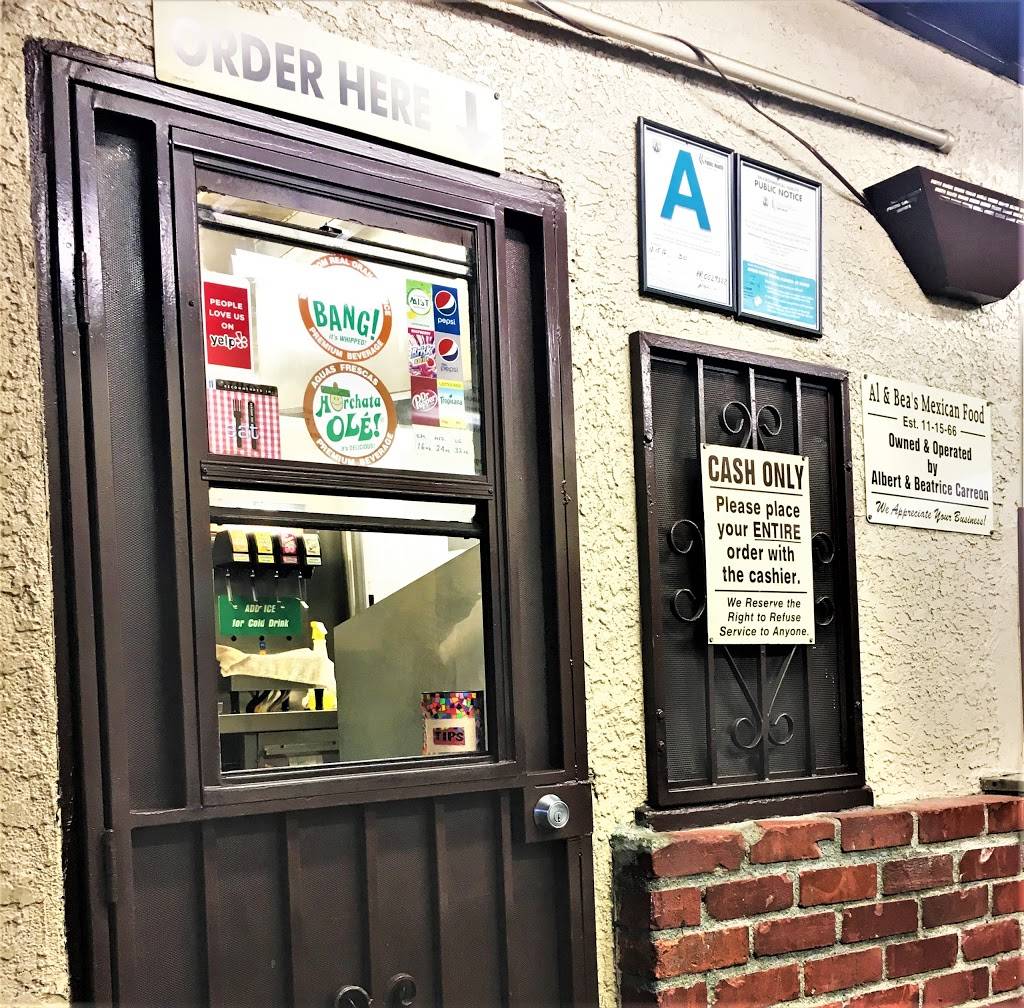 Al & Beas Mexican Food | restaurant | 2025 E 1st St, Los Angeles, CA 90033, USA | 3232678810 OR +1 323-267-8810