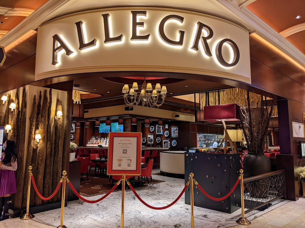 Allegro | restaurant | 3131 Las Vegas Blvd S, Las Vegas, NV 89109, USA | 7027702040 OR +1 702-770-2040