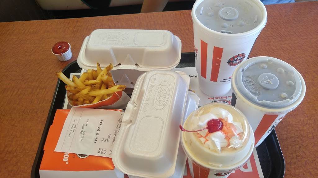 A&W Restaurant | restaurant | 1200 N Monroe St, Monroe, MI 48162, USA | 7342423330 OR +1 734-242-3330