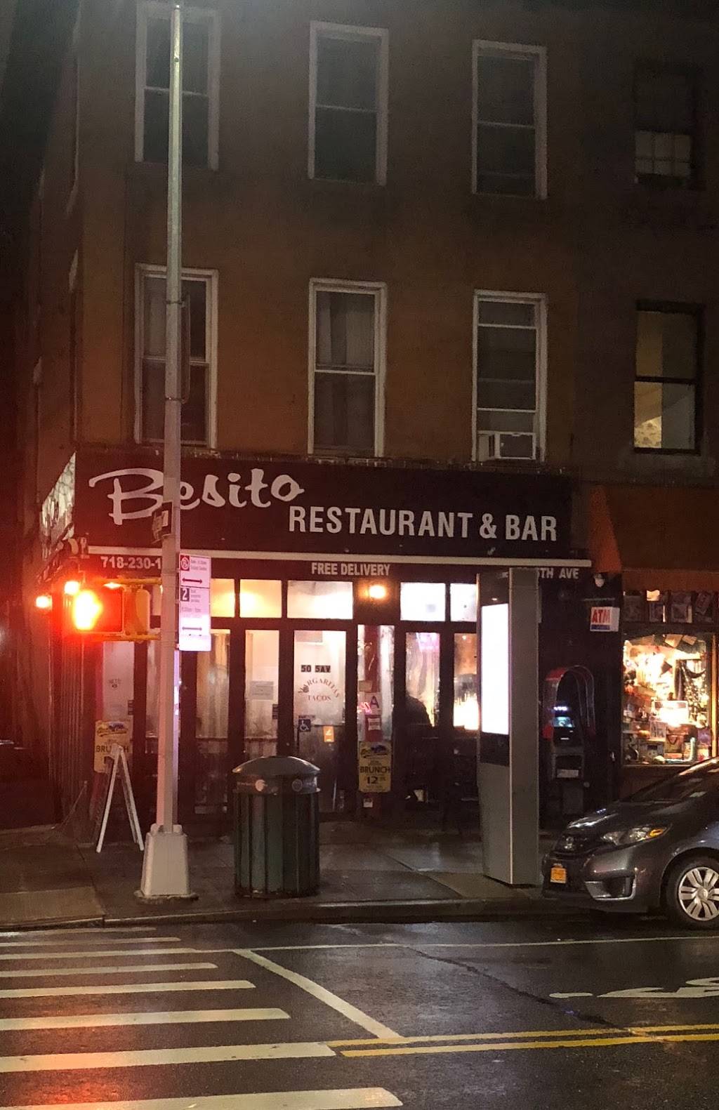 Besito Restaurant & Bar | restaurant | 50 5th Ave, Brooklyn, NY 11217, USA | 7182301703 OR +1 718-230-1703