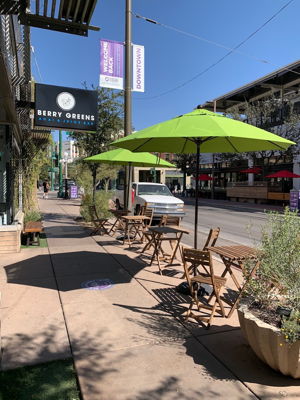 Berry Greens Acai & Juice Bar | cafe | 245 E Congress St Ste 159, Tucson, AZ 85701, USA | 5203675913 OR +1 520-367-5913