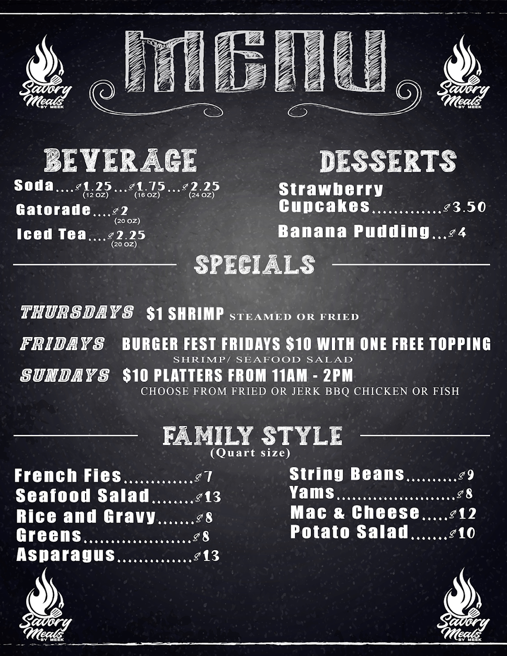 Savory Meals by Meek | meal takeaway | 6349 N Broad St, Philadelphia, PA 19141, USA | 2673232683 OR +1 267-323-2683