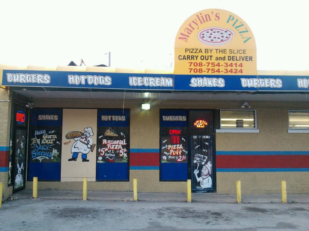 Marylins Pizza | restaurant | 23 W 16th St, Chicago Heights, IL 60411, USA | 7087543414 OR +1 708-754-3414