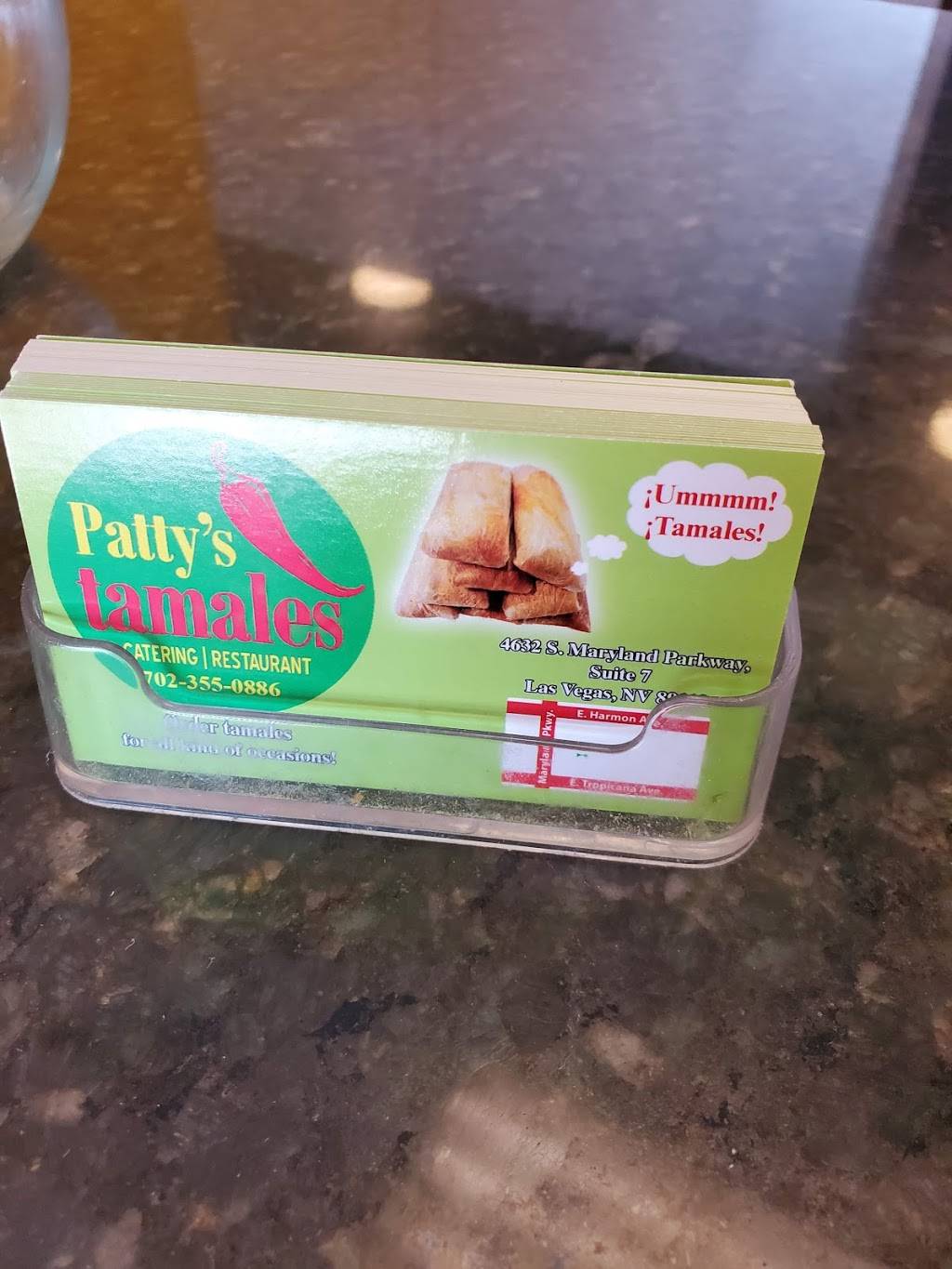 Patty’s Tamales | restaurant | 4632 S Maryland Pkwy #7, Las Vegas, NV 89119, USA | 7023550886 OR +1 702-355-0886