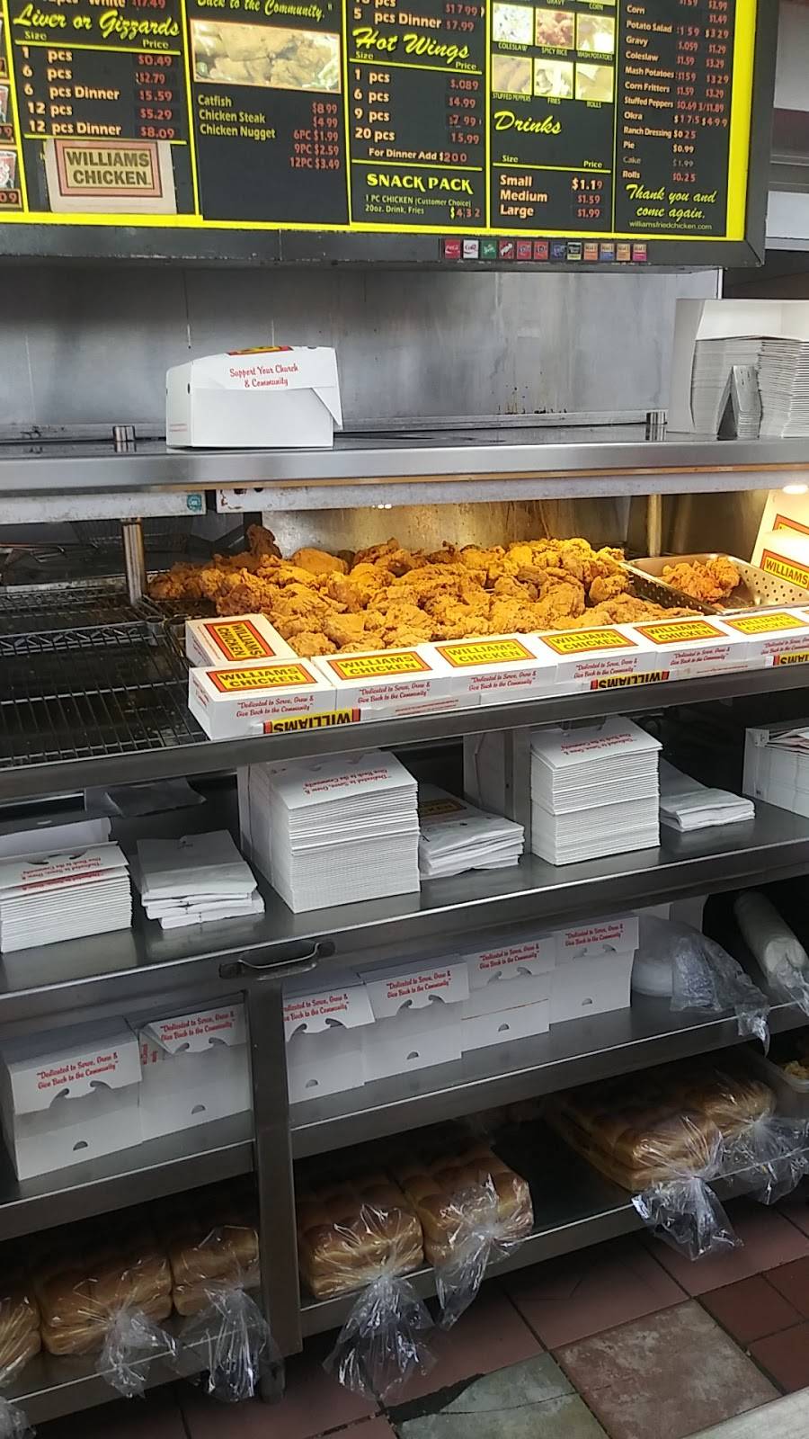 Williams Fried Chicken | restaurant | 1212 W Kiest Blvd, Dallas, TX 75224, USA | 2143723711 OR +1 214-372-3711