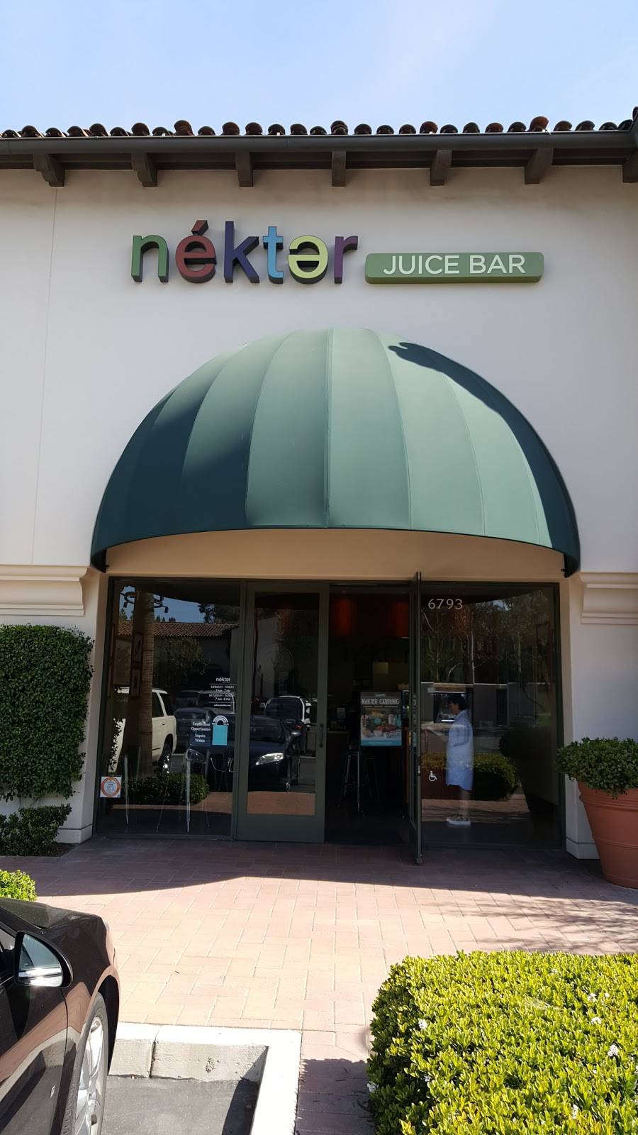 Nekter Juice Bar | cafe | 6793 Quail Hill Pkwy, Irvine, CA 92603, USA | 9495668851 OR +1 949-566-8851