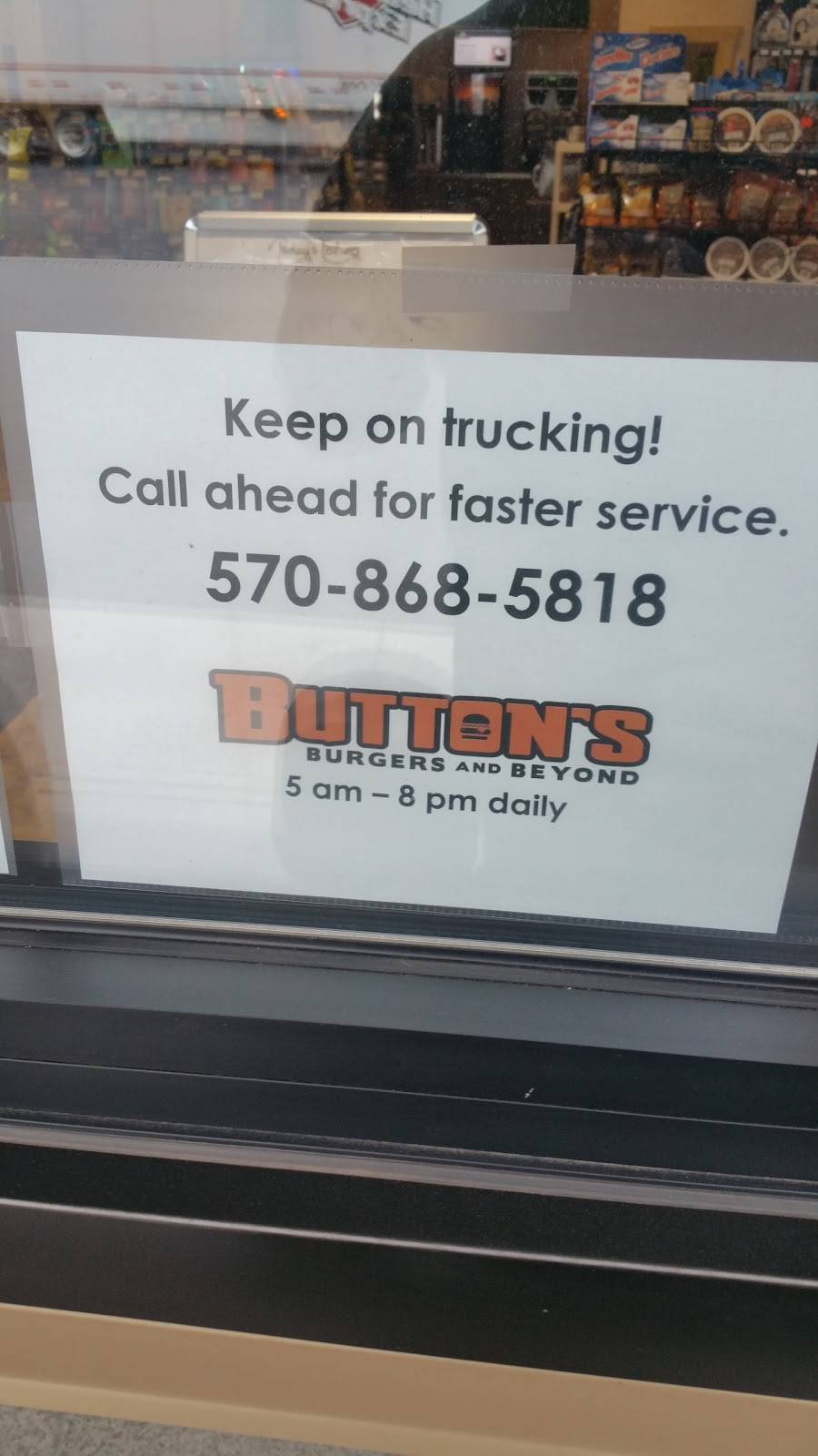 Buttons burgers And Beyond | restaurant | 7121 Blue Ridge Trail, Mountain Top, PA 18707, USA | 5708685818 OR +1 570-868-5818