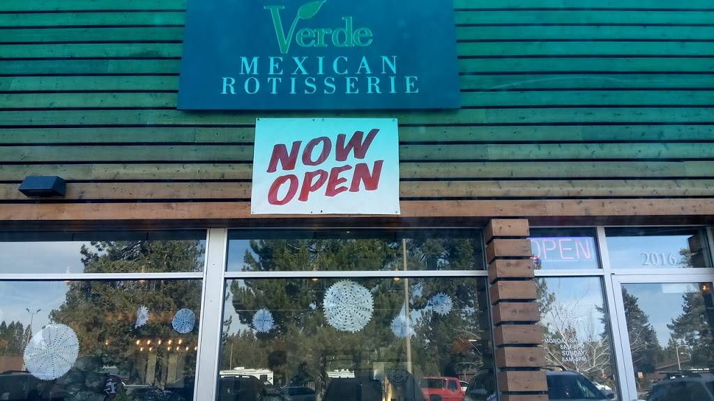 Verde Mexican Rotisserie | restaurant | 2016 Lake Tahoe Blvd, South Lake Tahoe, CA 96150, USA | 5305730700 OR +1 530-573-0700