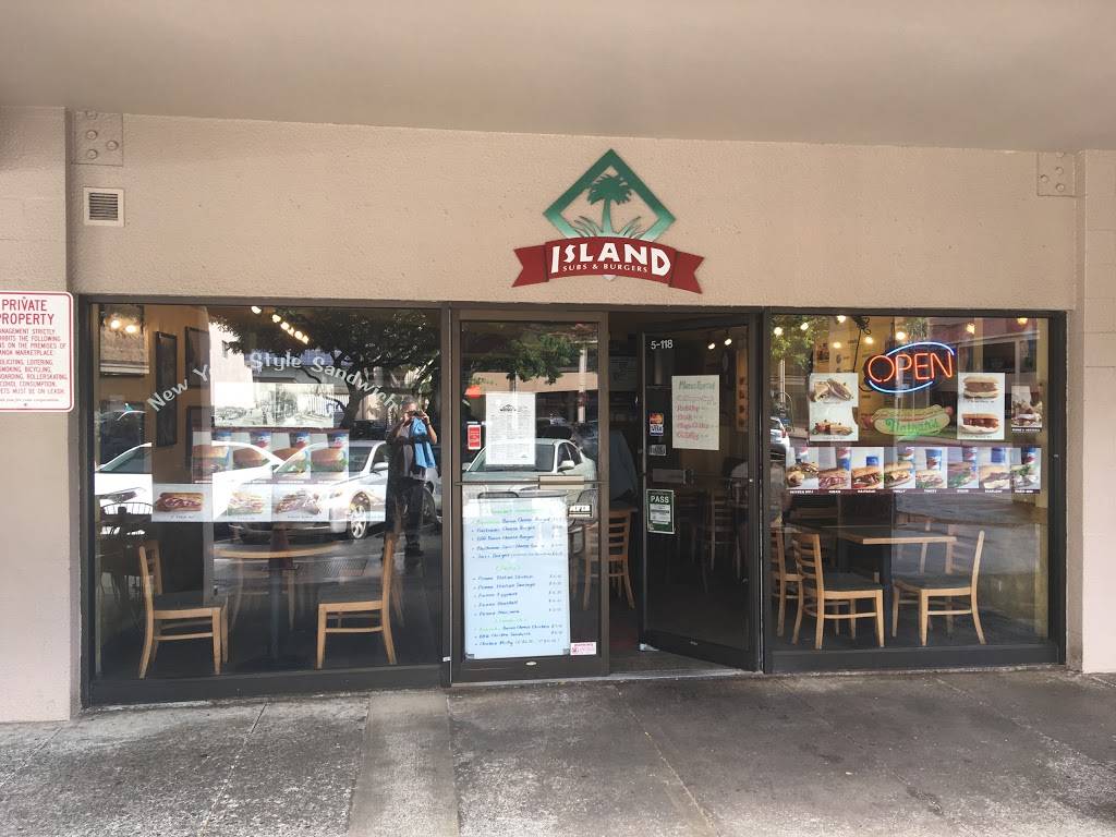 Island Subs & Burgers | restaurant | 2752 Woodlawn Dr, Honolulu, HI 96822, USA | 8089882685 OR +1 808-988-2685