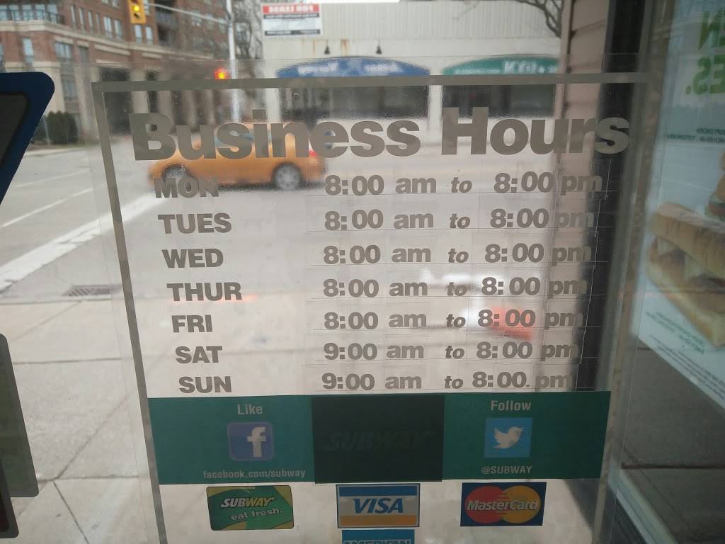 Subway | restaurant | TCBY/Subway, 4 Lakeshore Rd W, Oakville, ON L6K 1C5, Canada | 9058498229 OR +1 905-849-8229