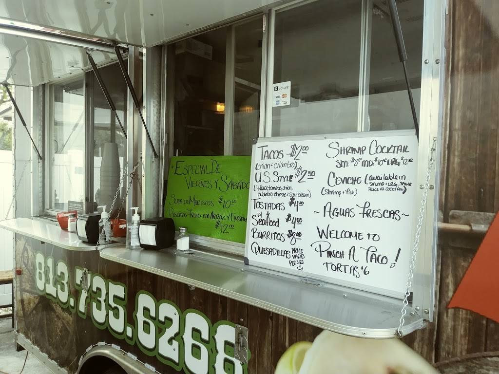 Pinch A Taco | restaurant | 13502 N Nebraska Ave, Tampa, FL 33613, USA | 8137356268 OR +1 813-735-6268