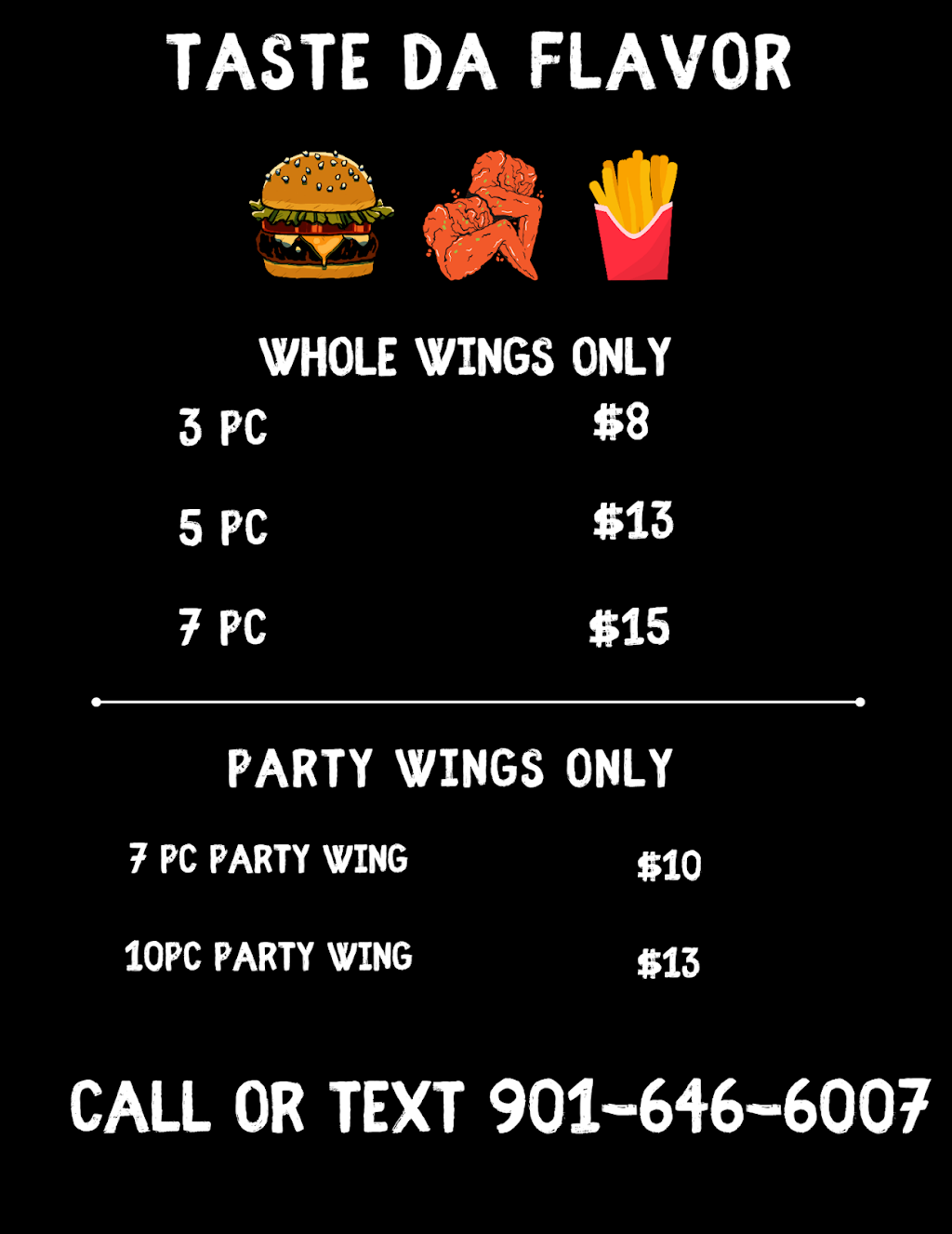 Taste Da Flavor | restaurant | 847 Ayers St, Memphis, TN 38107, USA | 9016466007 OR +1 901-646-6007