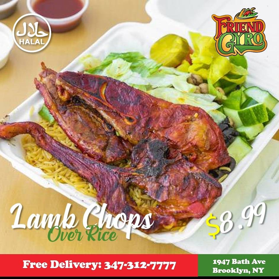 Friends gyro | meal takeaway | 1947 Bath Ave, Brooklyn, NY 11214, USA | 3473127777 OR +1 347-312-7777