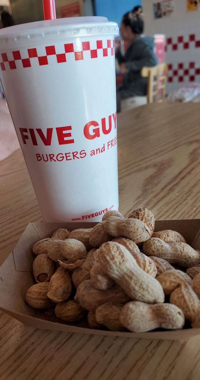 Five Guys | meal takeaway | 9180 N Fwy Service Rd E, Fort Worth, TX 76177, USA | 8177501030 OR +1 817-750-1030