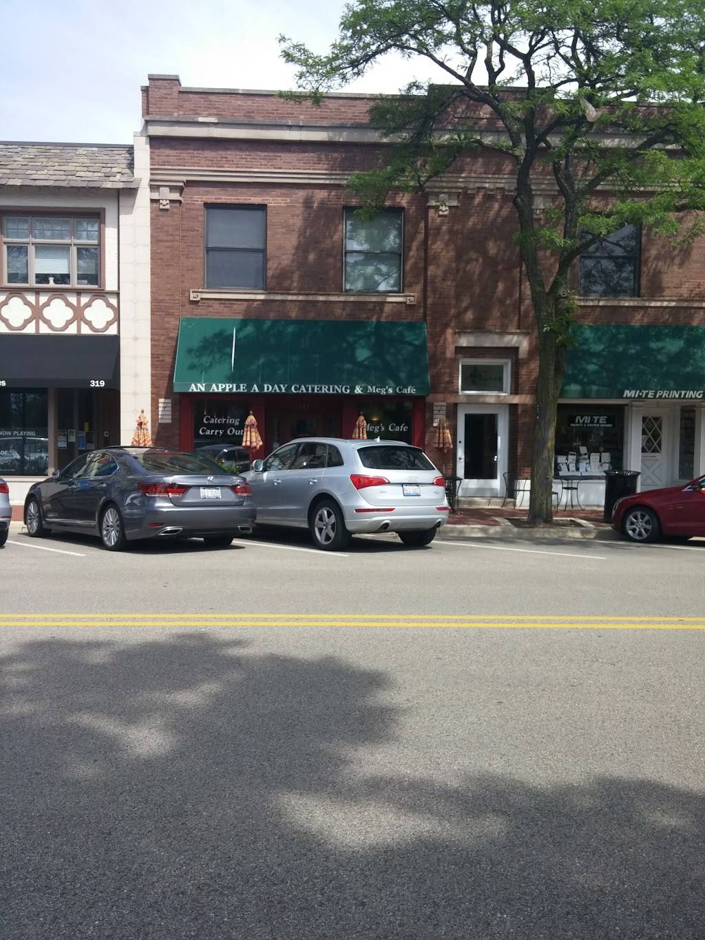 An Apple A Day Catering & Megs Cafe | cafe | 317 Park Ave, Glencoe, IL 60022, USA | 8478352620 OR +1 847-835-2620