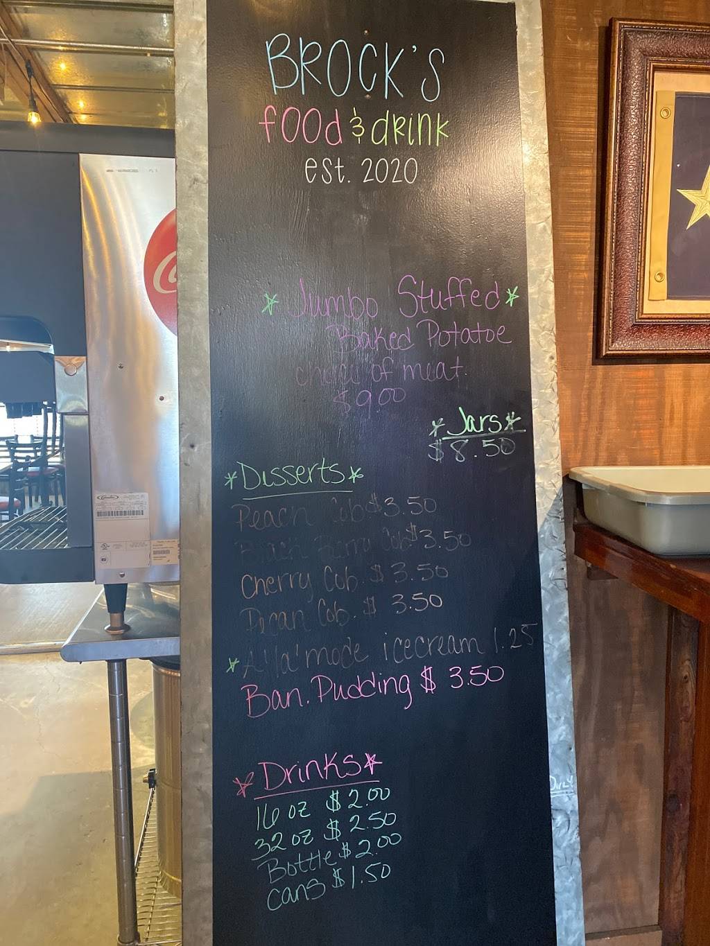 Brocks Food and Drink | restaurant | 4021 Acton Hwy, Granbury, TX 76049, USA | 8173264752 OR +1 817-326-4752