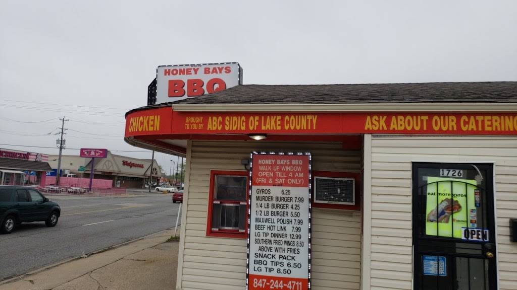 Honey Bays BBQ | restaurant | 1726 Belvidere St, Waukegan, IL 60085, USA | 8472444711 OR +1 847-244-4711