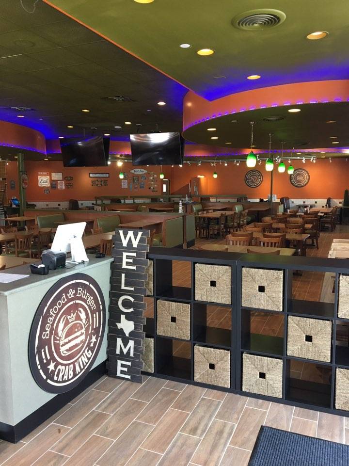 Crab King Seafood & Burgers | restaurant | 1325 Interstate 20 W Suite 121, Arlington, TX 76015, USA | 8174229036 OR +1 817-422-9036
