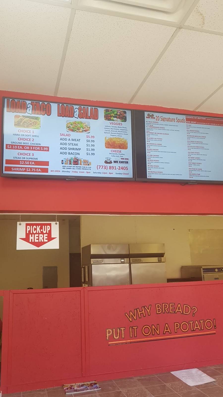 Load a Spud Poatato Bar Chicago | restaurant | 109 E 51st St, Chicago, IL 60615, USA | 7738912405 OR +1 773-891-2405