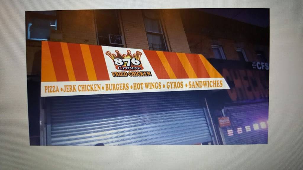 876 Crown Fried Chicken | restaurant | 108-10 Guy R Brewer Blvd, Jamaica, NY 11433, USA | 3476441214 OR +1 347-644-1214