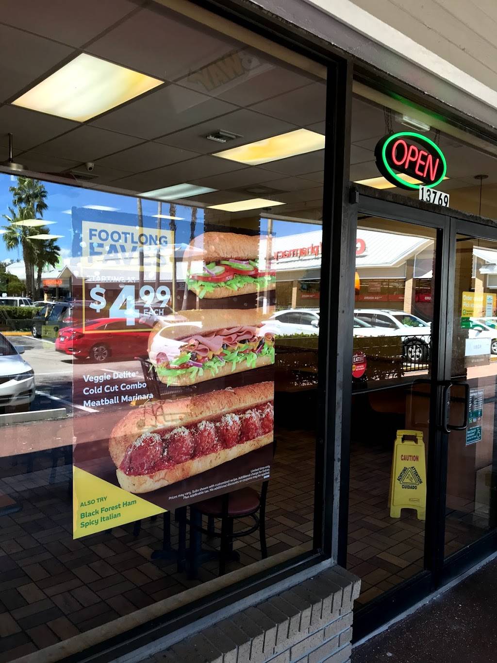 Subway | meal delivery | 13769 SW 152nd St, Miami, FL 33177, USA | 3052592929 OR +1 305-259-2929