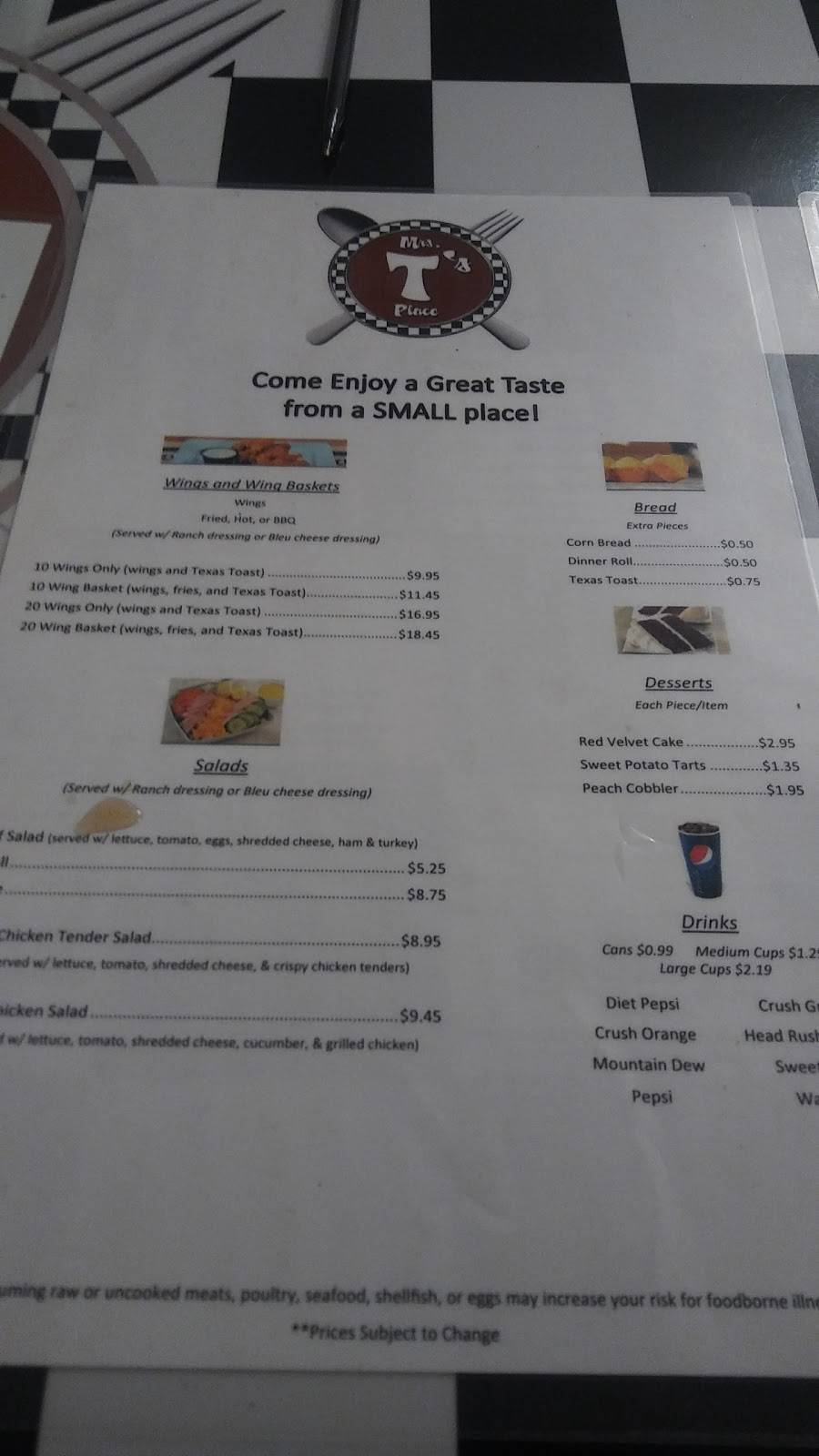 MRS. Ts Place | restaurant | 305 Pine St, Leesburg, FL 34748, USA | 3524313217 OR +1 352-431-3217