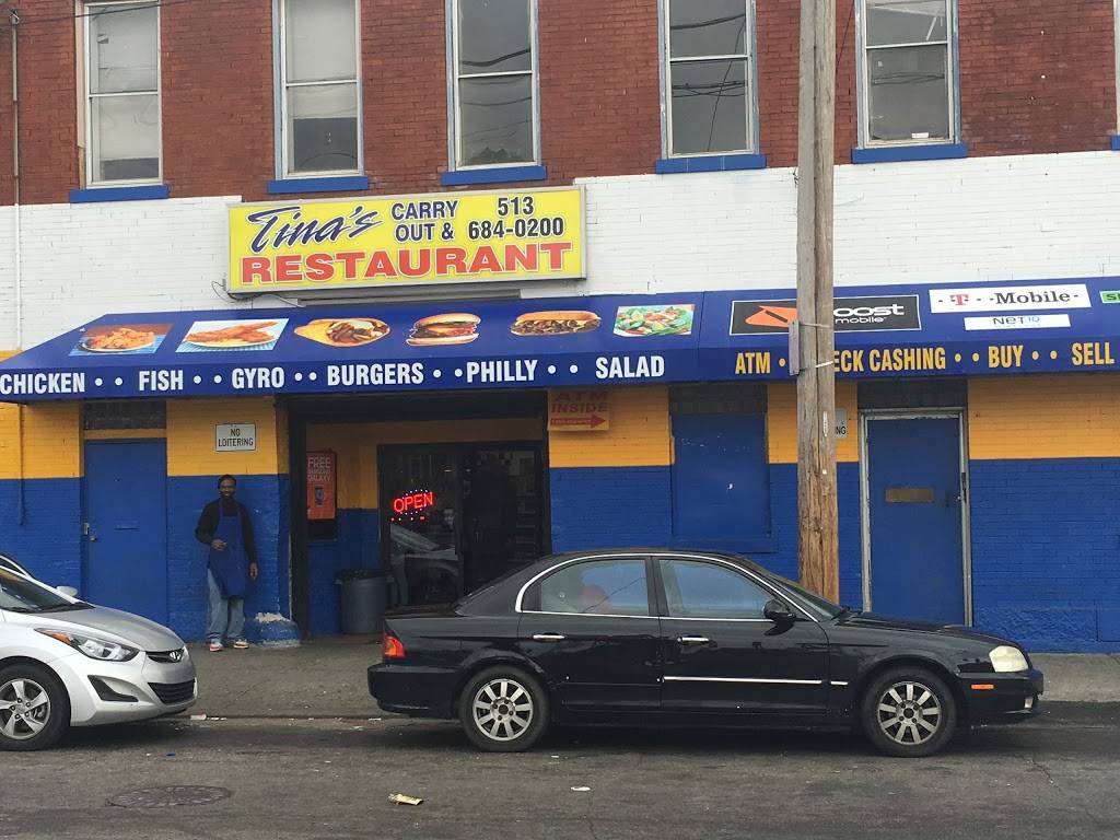 Tinas Carryout & Restaurant | restaurant | 1600 Walnut St, Cincinnati, OH 45202, USA | 5136840200 OR +1 513-684-0200
