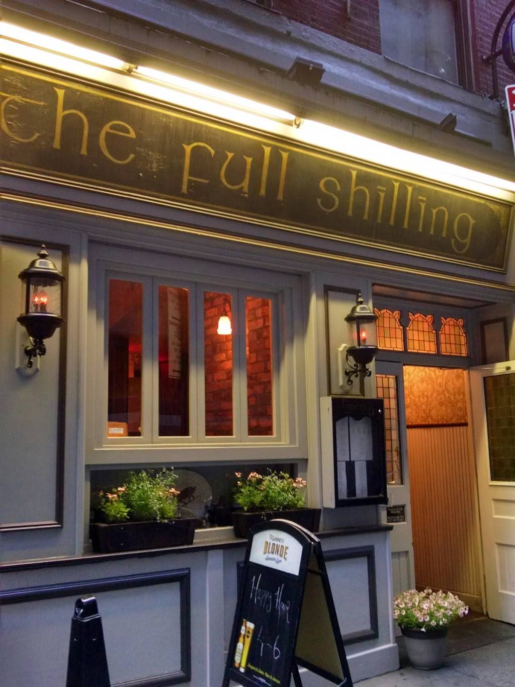 Full Shilling | restaurant | 160 Pearl St #1, New York, NY 10005, USA | 2124223855 OR +1 212-422-3855