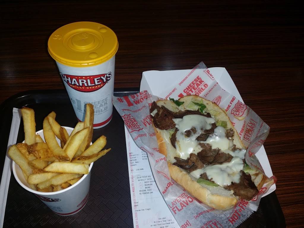Charleys Philly Steaks | restaurant | Food Court, 648 Skymaster Dr, Travis AFB, CA 94535, USA | 7074374490 OR +1 707-437-4490