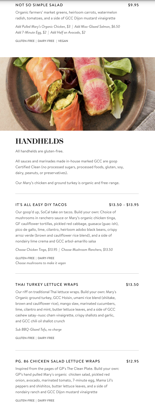 goop Kitchen | restaurant | 5643 Lankershim Blvd, North Hollywood, CA 91601, USA | 3109541286 OR +1 310-954-1286