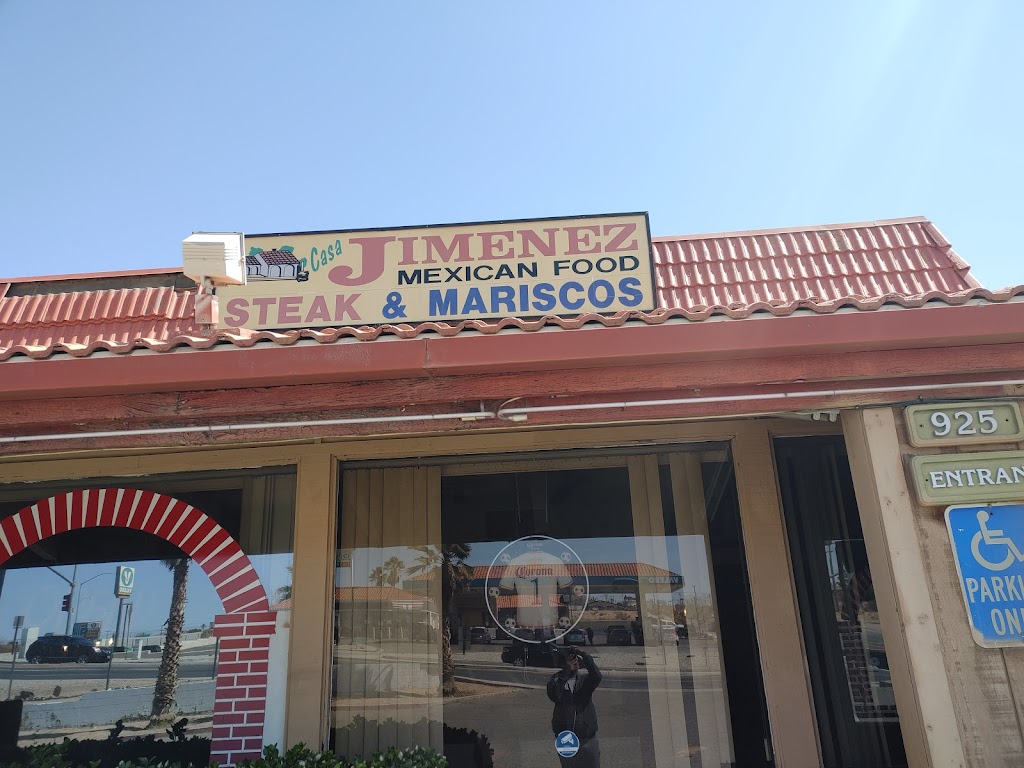Casa Jimenez | restaurant | 925 Barstow Rd, Barstow, CA 92311, USA | 7602523346 OR +1 760-252-3346