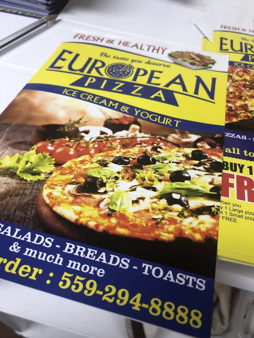 European Pizza | meal takeaway | 3185 Willow Ave, Clovis, CA 93612, USA | 5592948888 OR +1 559-294-8888