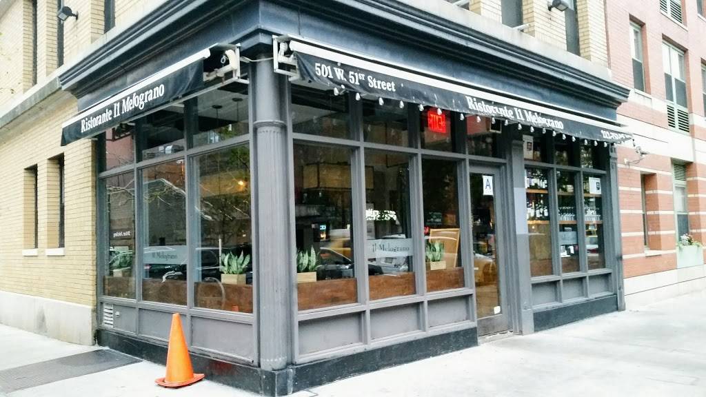 Il Melograno | restaurant | 501 W 51st St, New York, NY 10019, USA | 2127579290 OR +1 212-757-9290